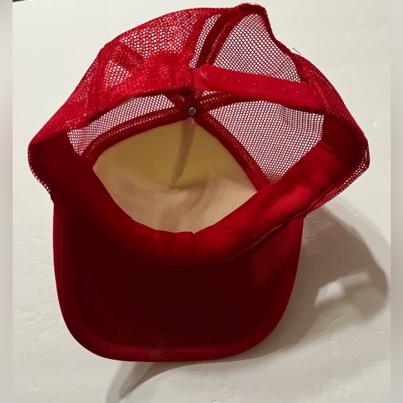 MESH US TEXAS STATE THE LONE STAR STATE BALL CAP HAT RED - Picture 4 of 5